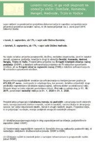 Predstavitev 3. javnega poziva LAS